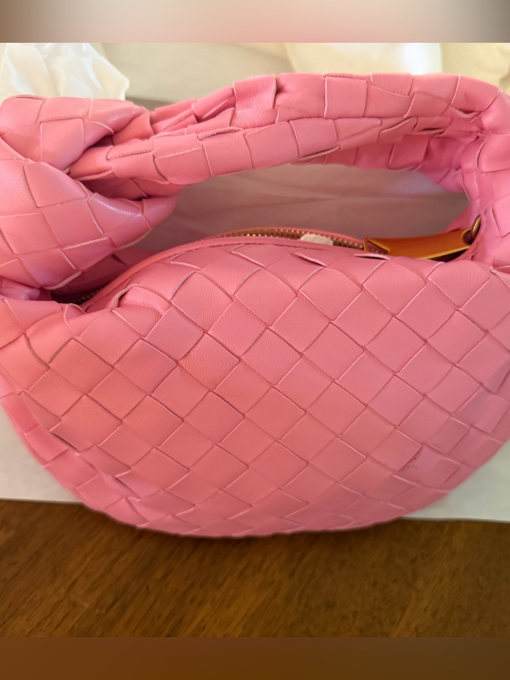 Pink Bottega Veneta Mini Jodie